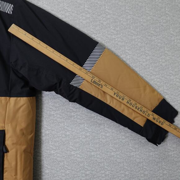 Ski-Doo Mens Vasa Snowmobile Jacket Khaki Brown - XL - Picture 7 of 16